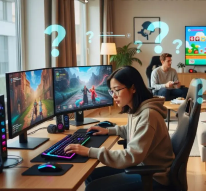 Panel FAQ portalu Gaming Review Base prezentujący informacje o recenzjach gier